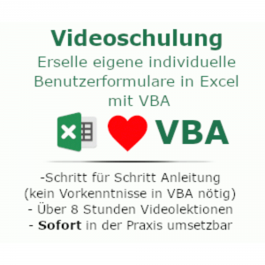 Benutzerformulare mit Excel in VBA